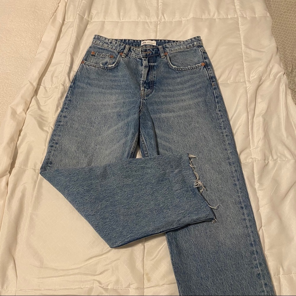 Zara straight leg jeans